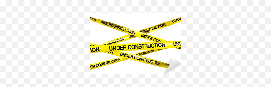 Under Construction Tape Sticker U2022 Pixers - We Live To Change Parallel Png,Construction Tape Png