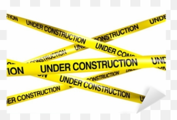 Under Construction Tape Sticker U2022 Pixers - We Live To Change Parallel Png,Construction Tape Png