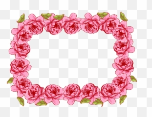 Download Free Faux Vintage Roses Frame - Day Clipart Transparent png