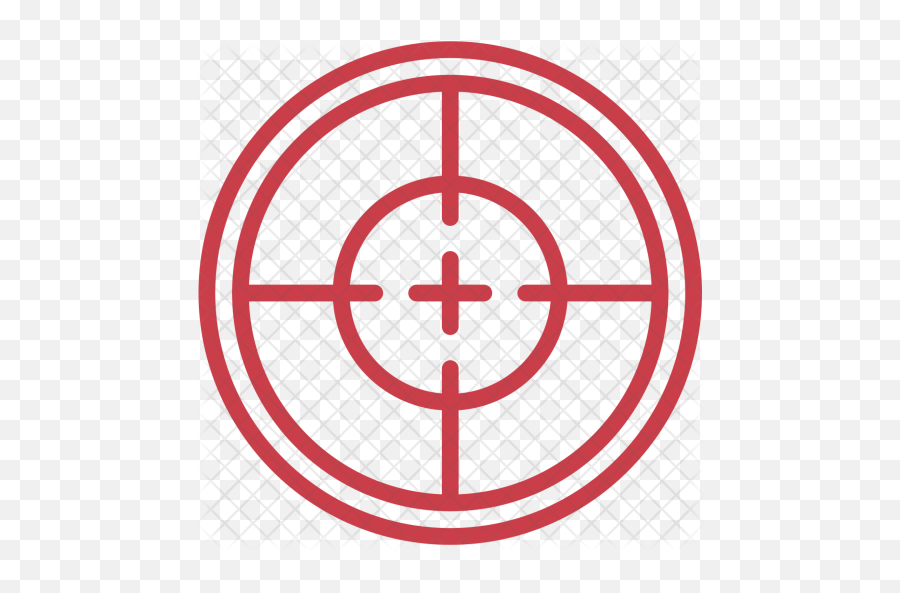 Target Icon Transparent Png Clipart - Red Sniper Target Png,Target Icon Png
