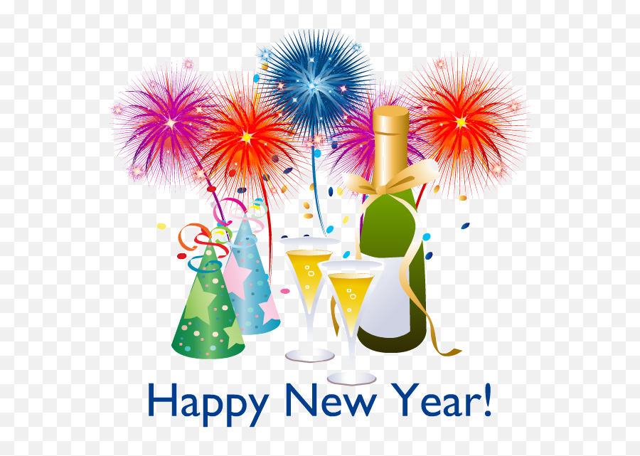 Happy New Year Png - Happy New Year Vector Png Transparent New Year Clipart,Happy New Year Png Transparent