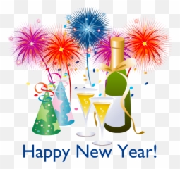 Happy New Year Png - Vector Transparent Clipart