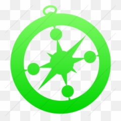 Simple Ios Neon Green Gradient Raphael - Safari Logo png