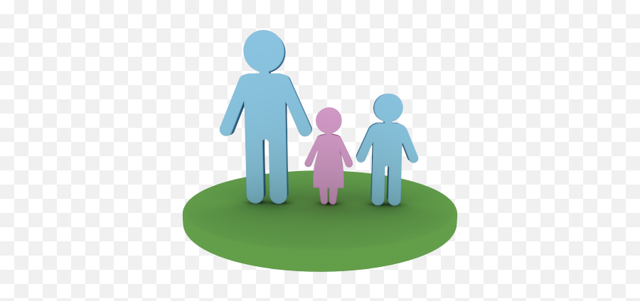 Download Single Clipart Parent Family - Family Png Holding Hands,Parent Png