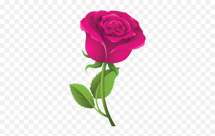 Rosas Pegatinas - Pink Rose Silhouette Png,Fimbo Icon Pack For Android