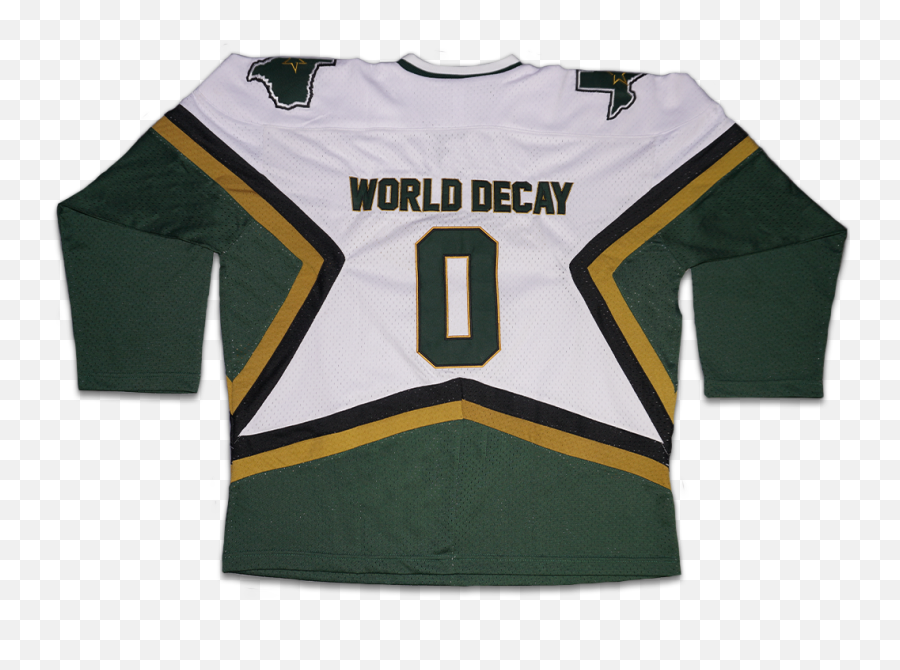 Creeping Death World Decay Embroidered Hockey Jersey - Long Sleeve Png,Death Star Icon