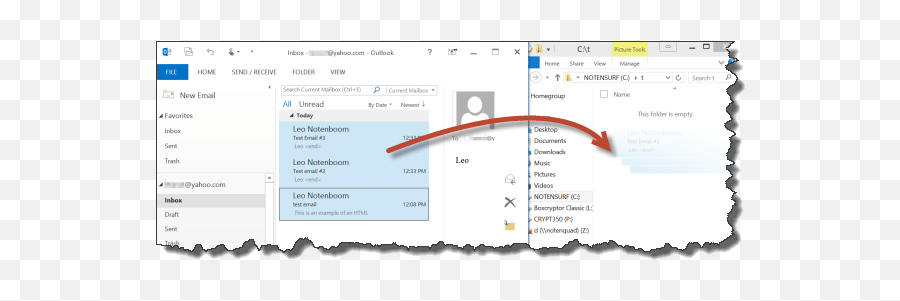 How Do I Back Up Email To An External Hard Disk Using - Vertical Png,Outlook 2010 Icon Download