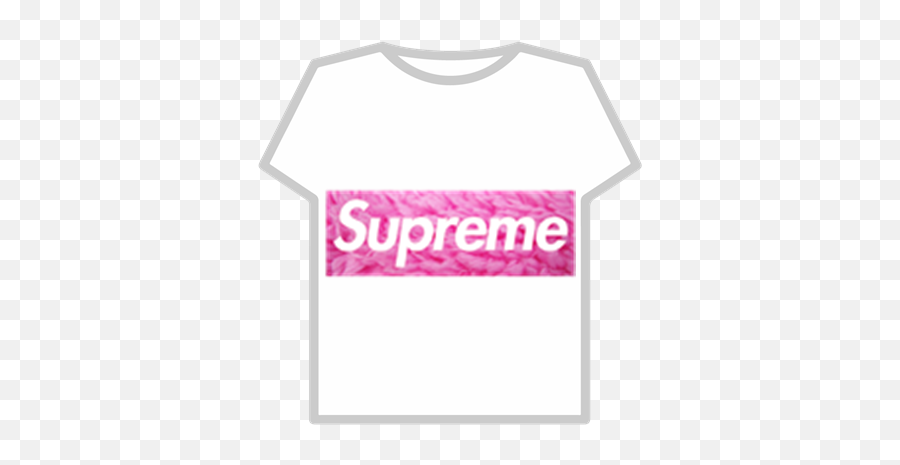 Pink Supreme - Roblox Roblox Neon District Logo Png,Supreme Shirt Png