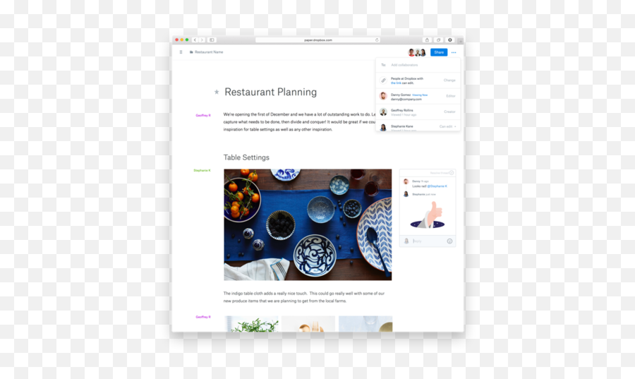 Dropbox Paper Is A Google Docs - Like Text Editor That Doubles As Dropbox Papers Png,Gear Icon Dropbox