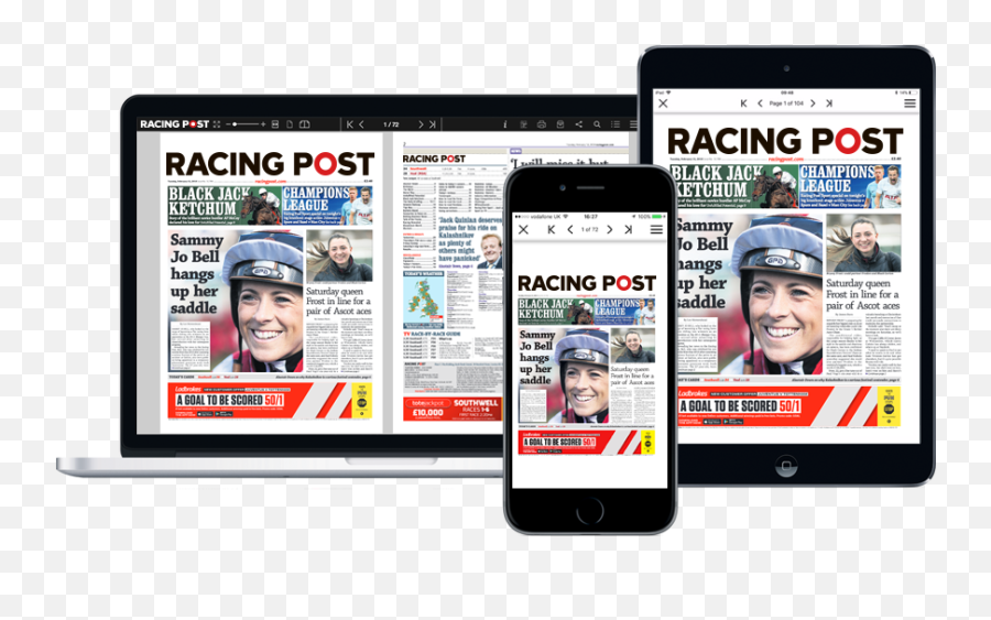 Racing Post Digital Newspaper - Online Advertising Png,Newspaper Png