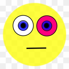 Pink Eyes Clipart Cartoon - Smiley Png Download Full Art