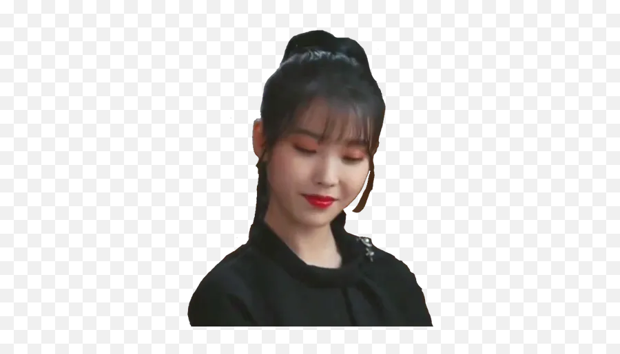 Iu - 2 Sticker Pack Stickers Cloud Hair Design Png,Kpop Icon Pack
