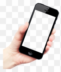 Hand Holding Smartphone Apple Iphone - Png