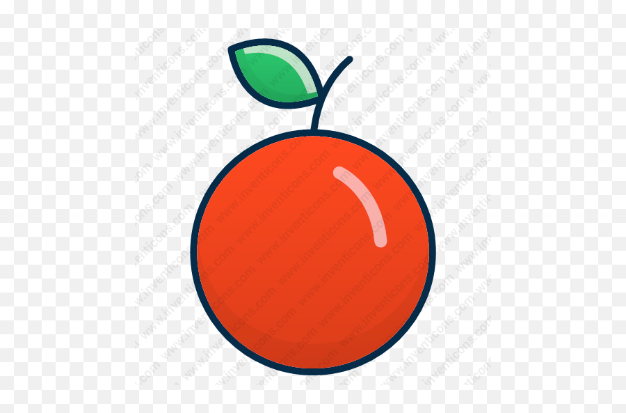 Download Citrus Fresh Juicy Orange Tropical Vector Icon - Melocoton Vector Png,Tropical Icon