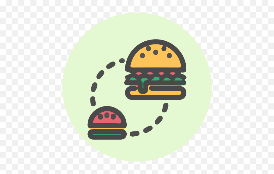 Life Icon Style - Hamburger Bun Png,Burger Vector Icon