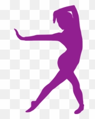 Purple Exercise Icon Public Domain Vectors - Colorful Dancer Silhouette Png,Exercise Icon Png
