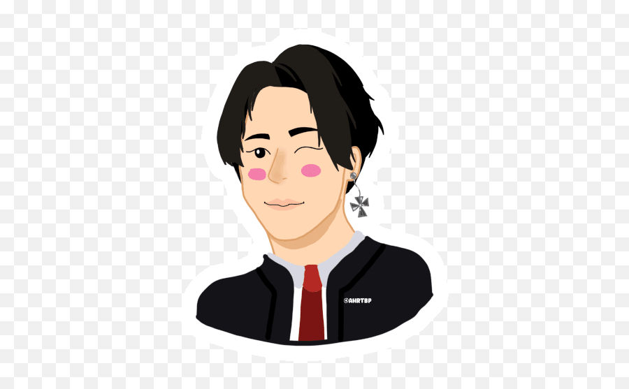 Namjoon Bts Sticker - Namjoon Bts Bangtan Discover U0026 Share For Adult Png,Jungkook Icon Tumblr