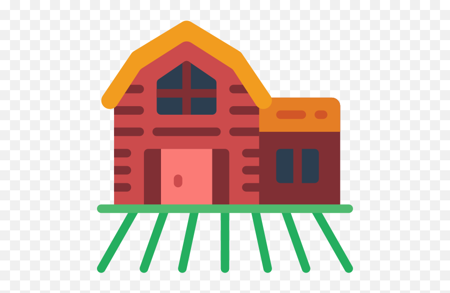 Farm - Free Nature Icons Horizontal Png,Farm House Icon