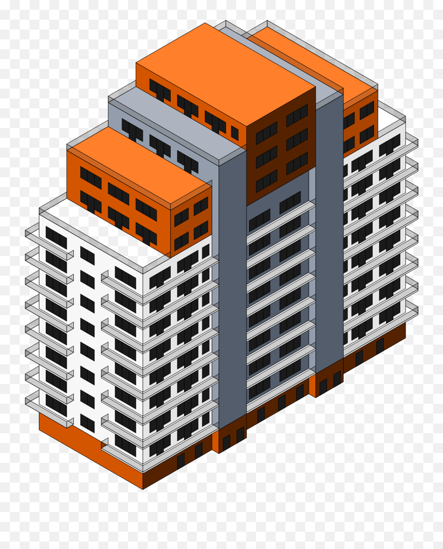 Isometric - Building Isometric Icon Png,Buildings Png