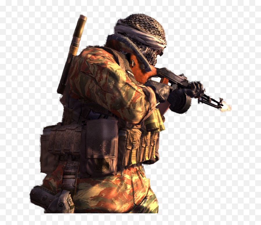 Terrorist Firing Evo Evolutionary - Call Of Duty Modern Warfare Png,Modern Warfare Png