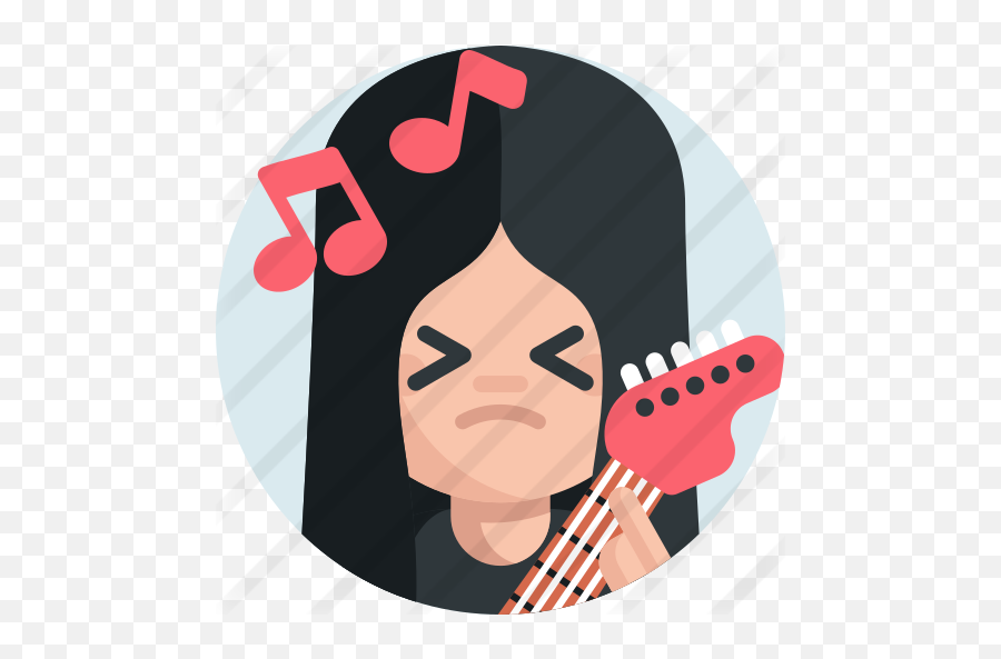 Guitar Player - Free Music Icons Illustration Png,Cartoon Guitar Png