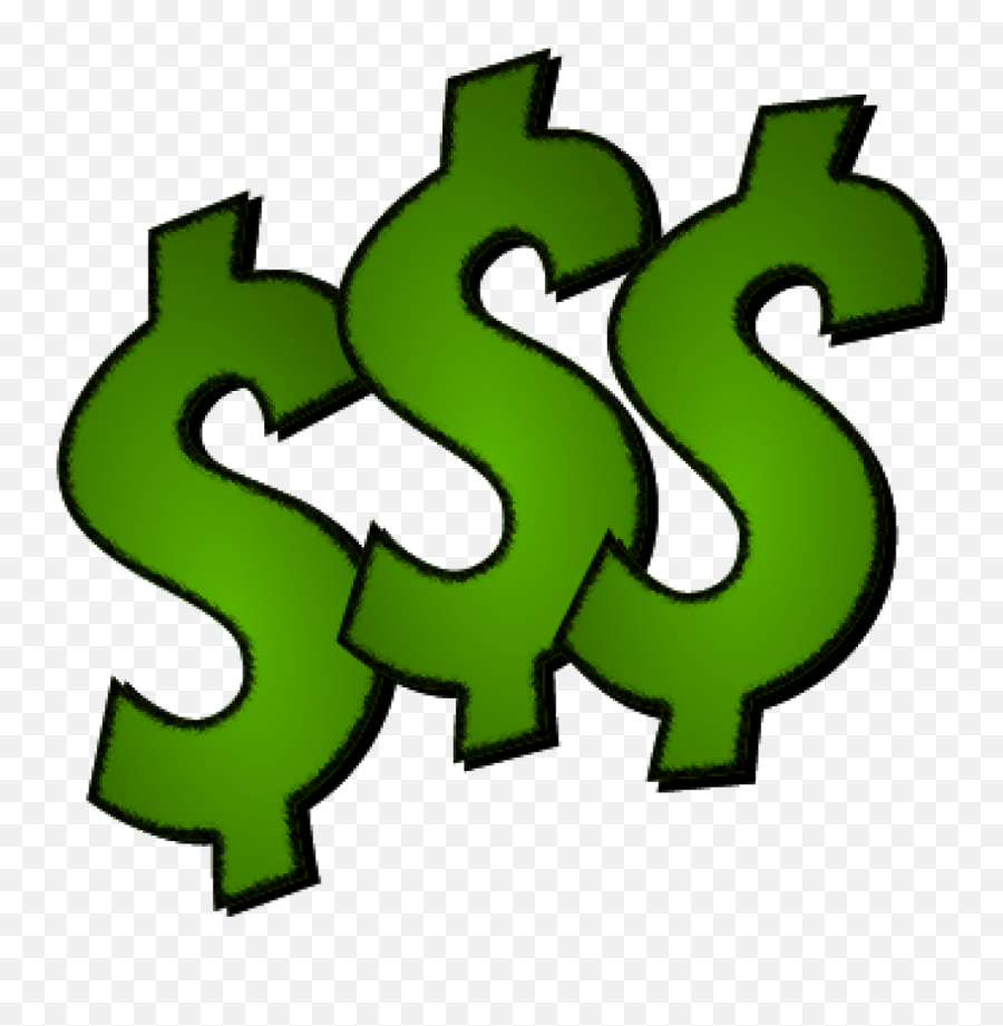 Dollar Signs Clipart Hd Png Download - Dollar Sign Money Clipart,Dollar Sign Clipart Png