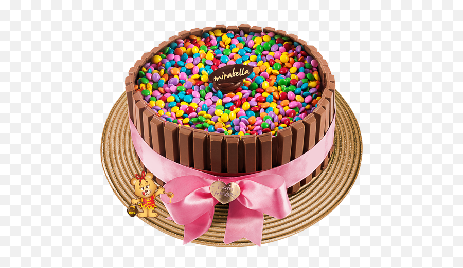 Download Hd Bolo Kit Kat - Birthday Cake Transparent Png Chocolate Cake,Kit Kat Png