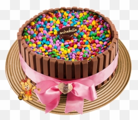 Download Hd Bolo Kit Kat - Birthday Cake Transparent PNG Chocolate