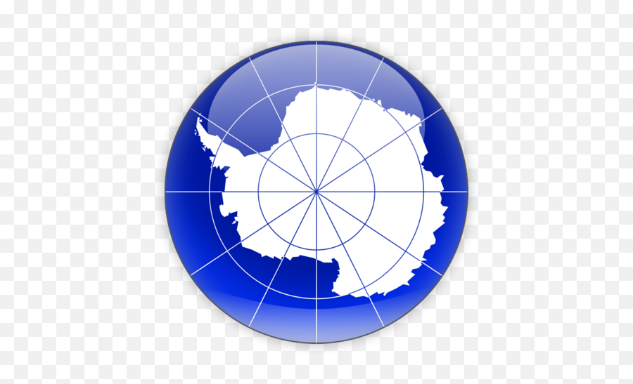 Icon - Antarctica Flag In A Circle Png,Antarctica Png