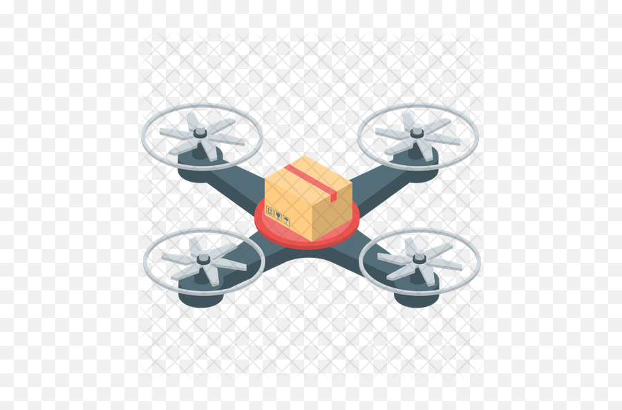 Drone Delivery Services Icon - Isometric Drone Png,Drone Icon Png