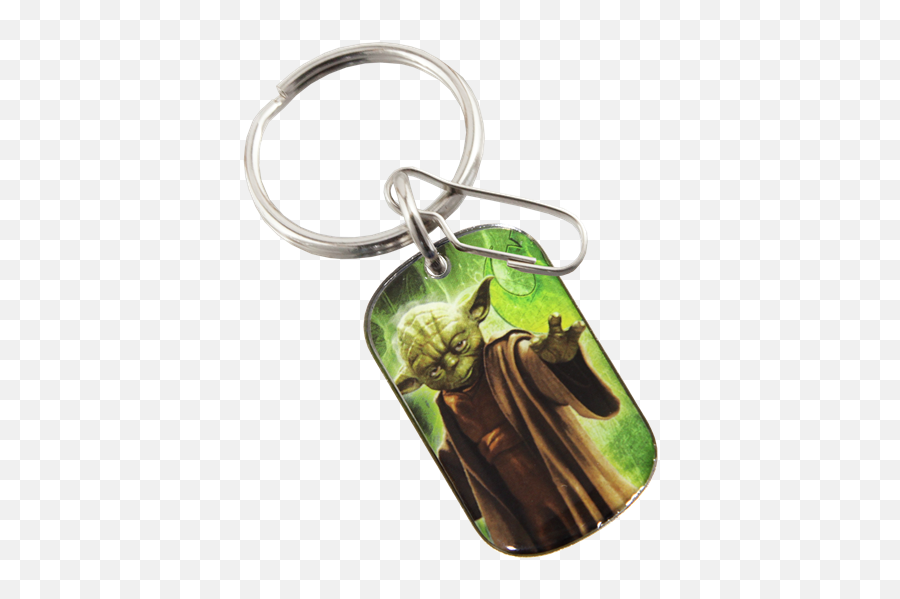 Star Wars Yoda Domed Key Chain - Keychain Png,Yoda Transparent