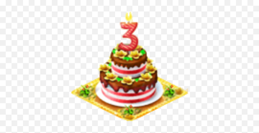 Download 3rd Birthday - 3rd Happy Birthday Cake Png Full 3rd Birthday Cake Png,Happy Birthday Cake Png