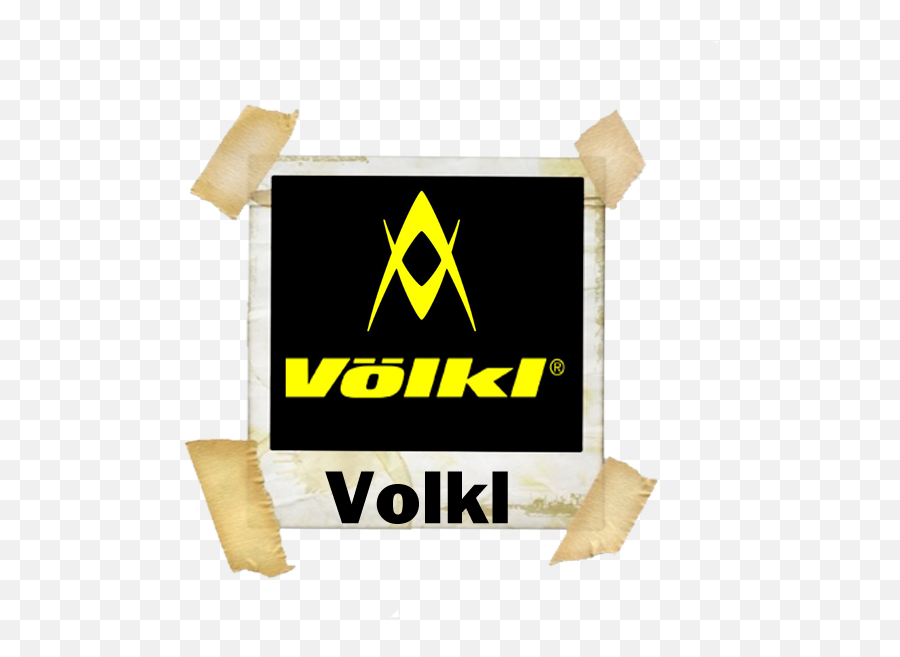 Volkl Skis - Polaroid Picture Frame With Tape Png,Skis Png