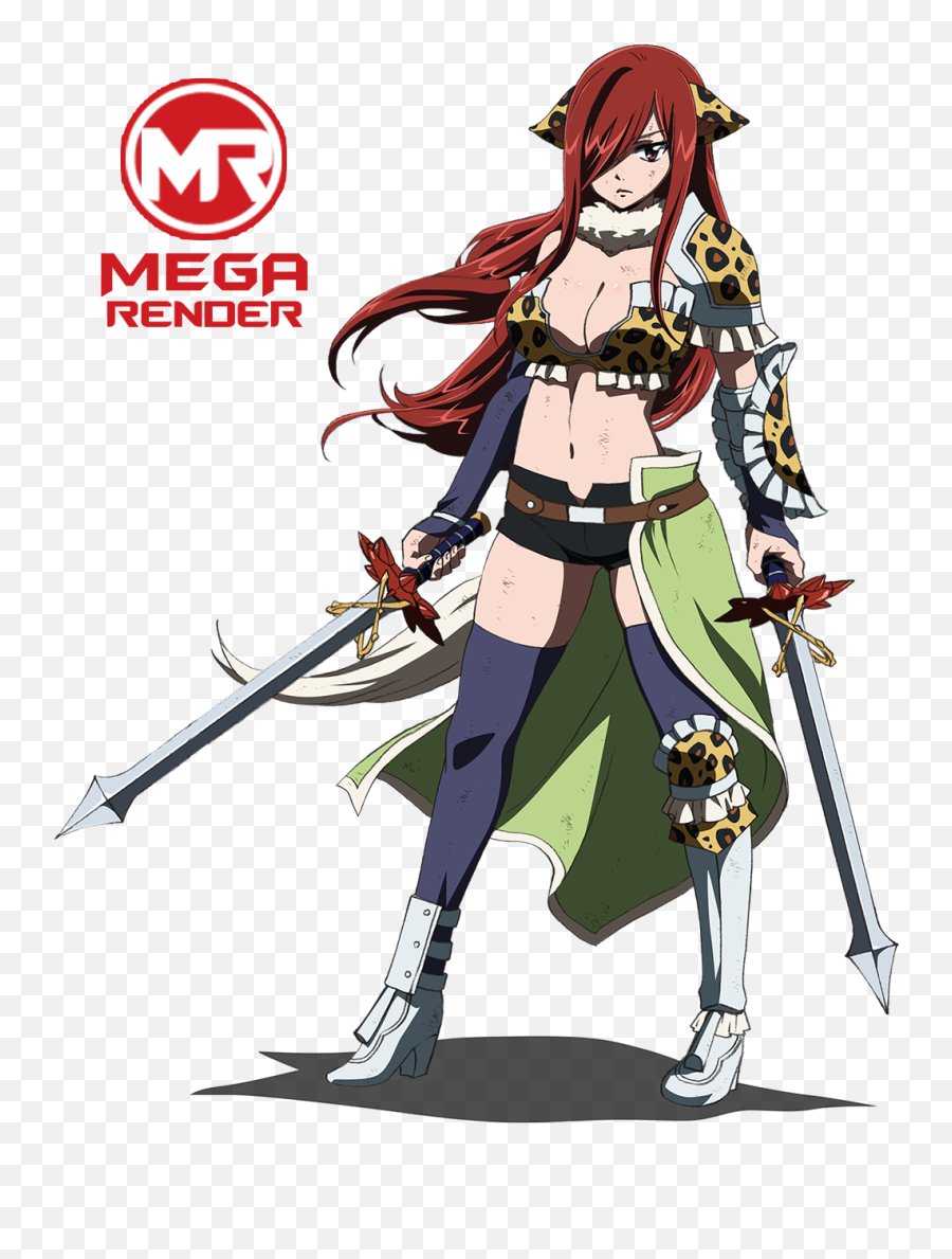 Download Hd Anime - Erza Scarlet Flight Armor Png,Erza Scarlet Png