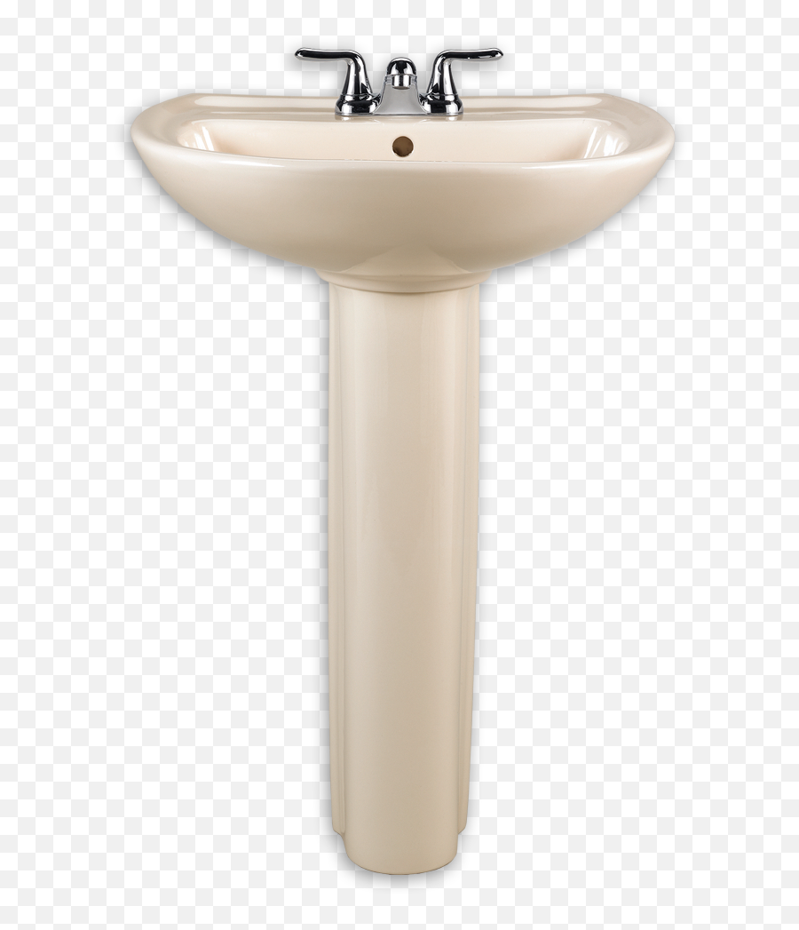 Clean Bone Pedestal Sink Base American Standard - Bathroom Sink Png,Pedestal Png