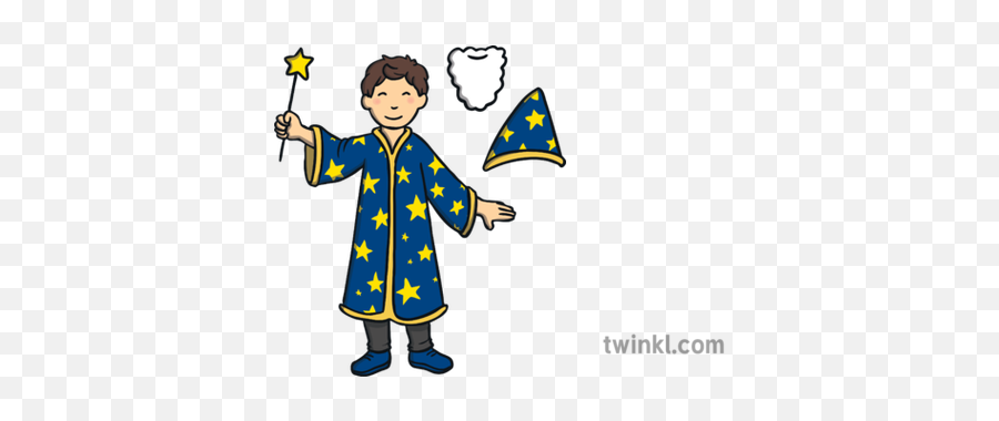 Wizard Split Pin With Beard And Hat - Cartoon Png,Wizard Beard Png