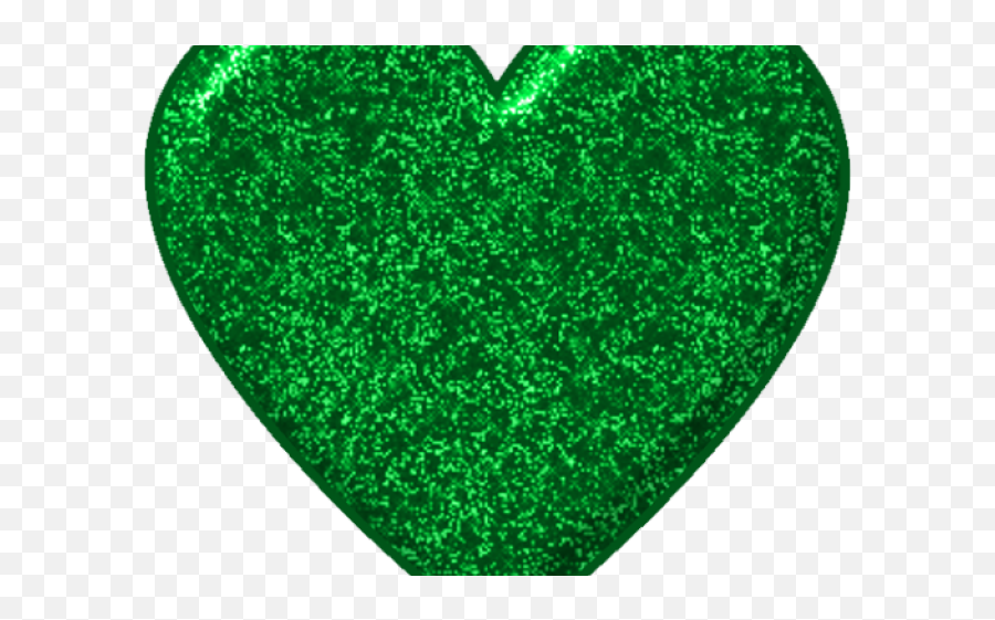 Transparent Green Glitter Heart - Portable Network Graphics Png,Green Heart Png