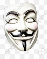 Face Mask Clipart - Anonymous Png Transparent