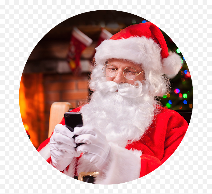 Get A Free Email From Santa Claus - Santa Face Png Human,Santa Face Png