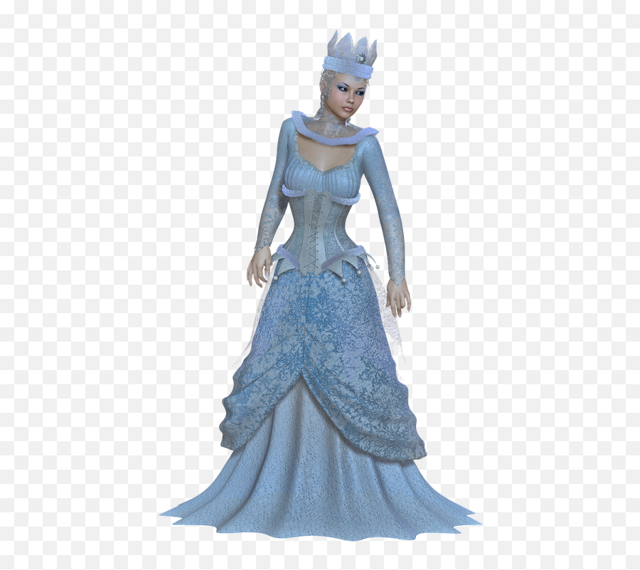 Snow Queen Maiden - Free Image On Pixabay Figurine Png,Queen Png