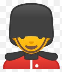 Download Man Guard Icon - Emoji Guardia Ingles HD Png