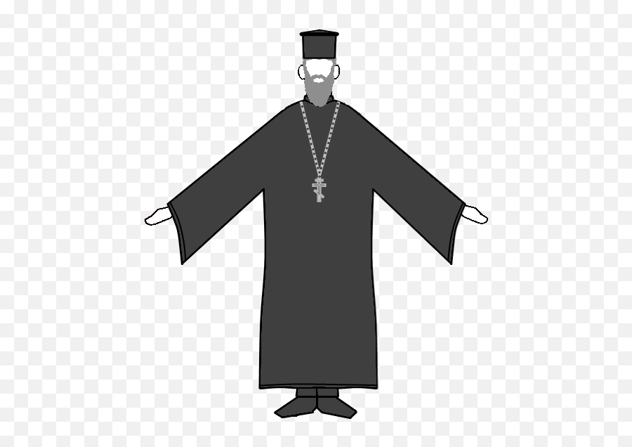 Eastern Orthodox Priest - Clothing Greek Orthodox Priest Png,Priest Png