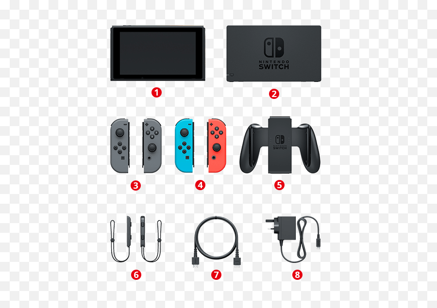 Download Hd Whats In The Box Nintendo - Does The Nintendo Switch Come Png,Nintendo Switch Png