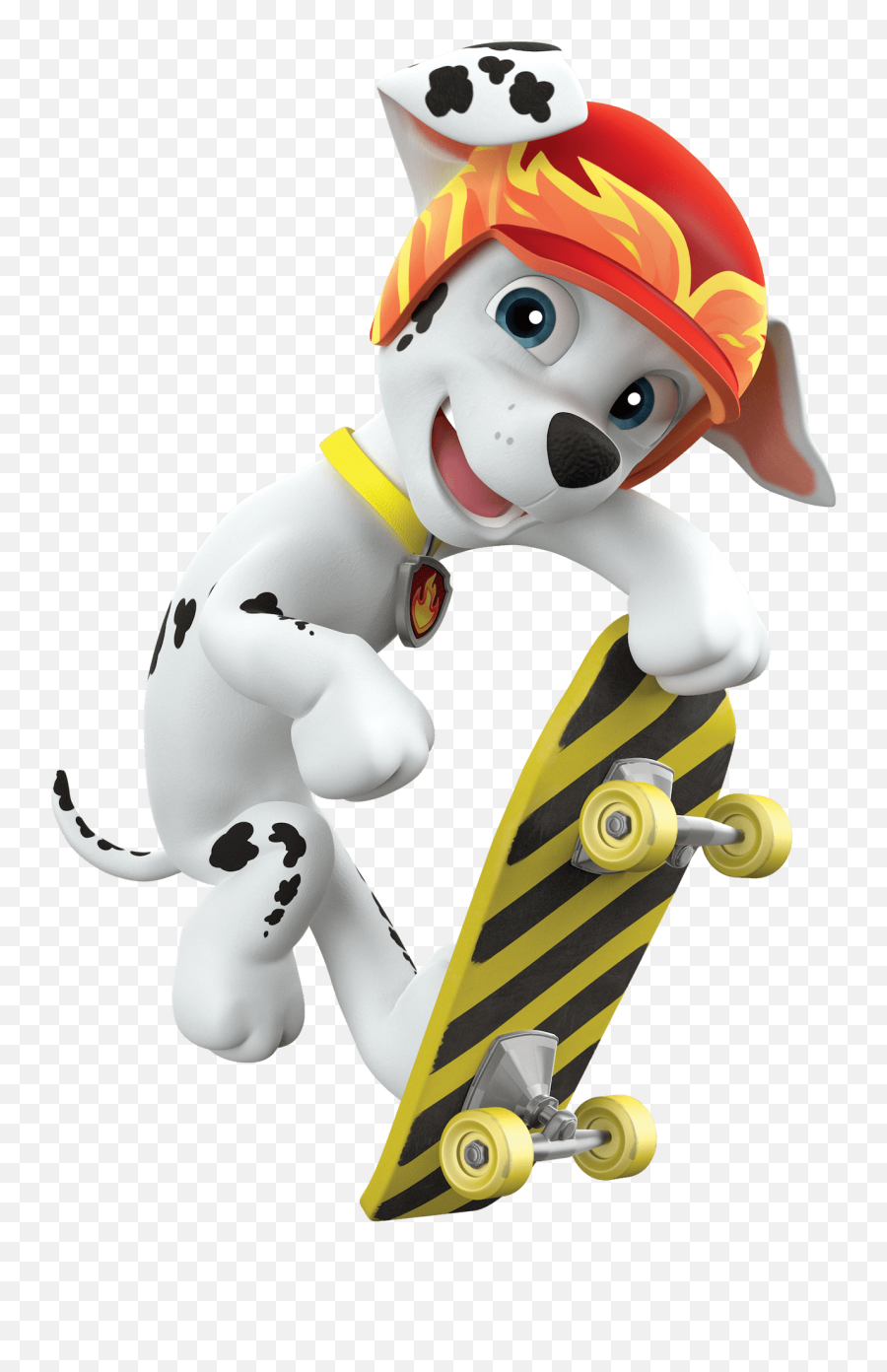 Marshall Play Skateboard Paw Patrol Clipart Png - Marshall Da Patrulha Canina,Skateboarder Png