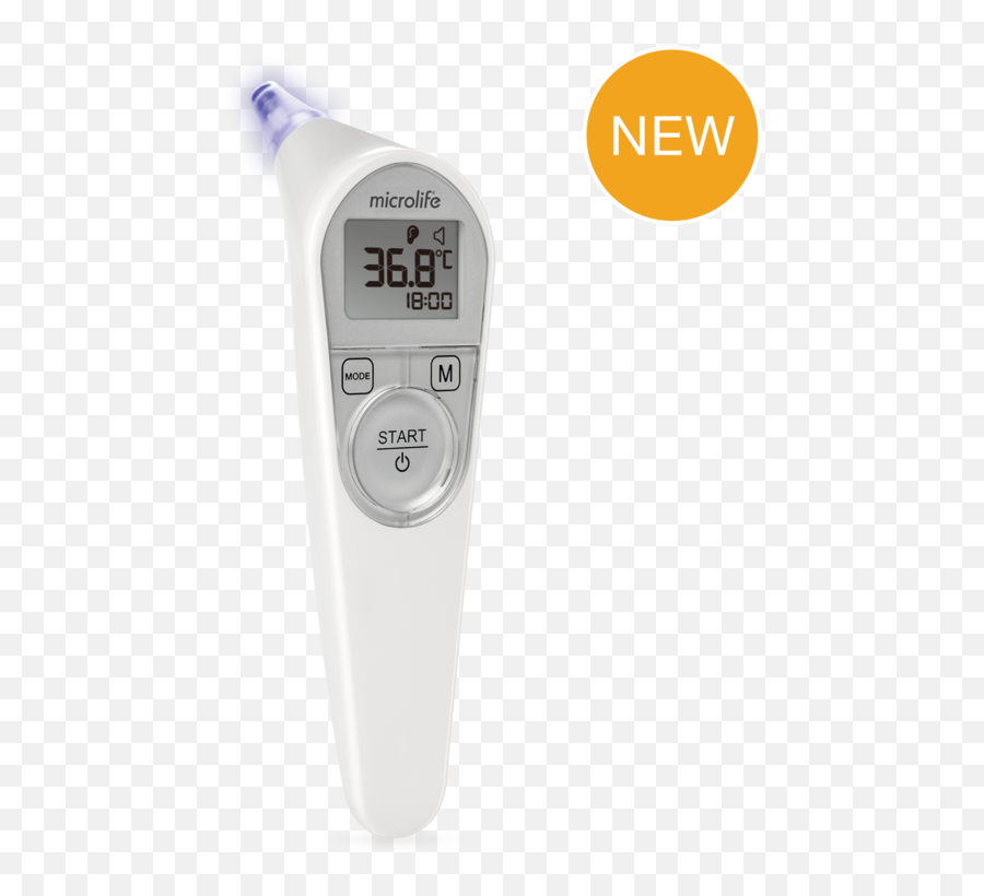 Ir 200 - Infrared Ear Thermometer Microlife Ag The Thermometer With And Distance Control Nc200 Png,Ear Transparent