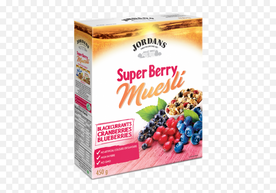Jordans Cereal Super Berry - Muesli Jordan Png,Berry Png