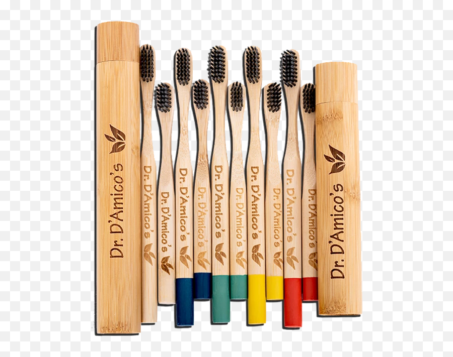 Dr Du0027amicou0027s Bamboo Toothbrush - Best Available Naples Solid Png,Tooth Brush Png