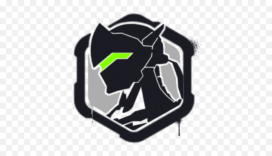 Overwatch Assassin Genji Spray Overwatchsprays Genjisprays - Logo Overwatch Icon Png,Genji Png