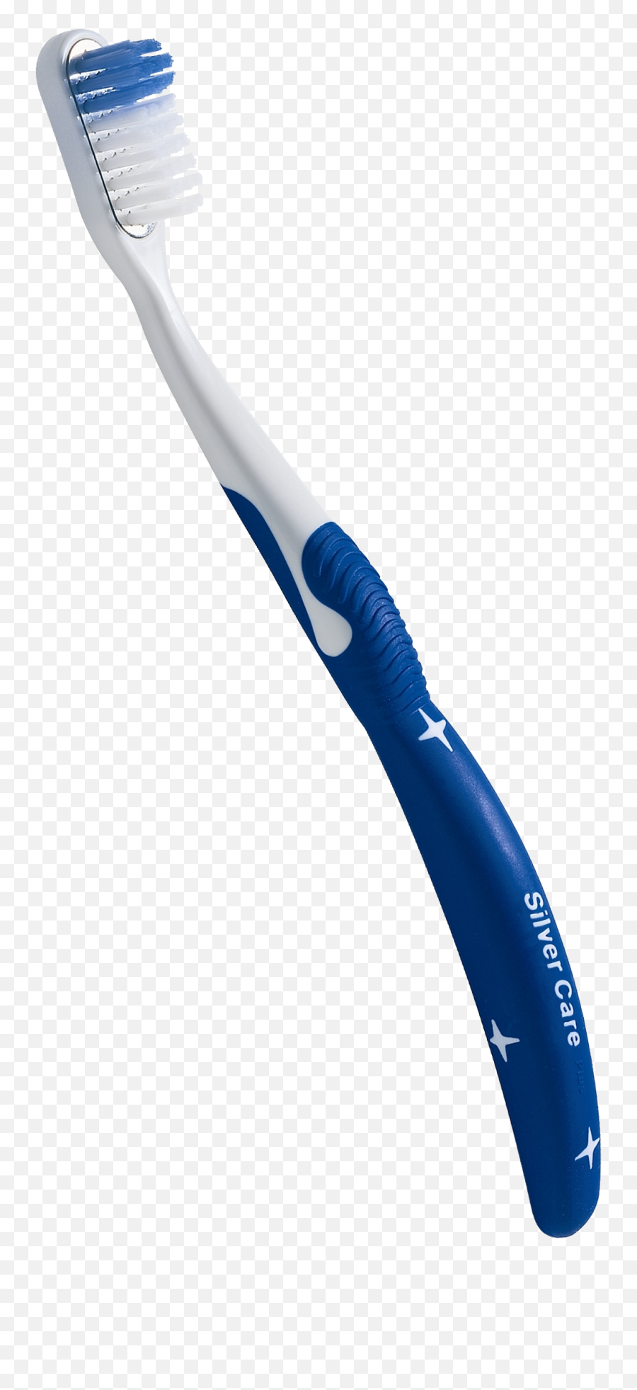 Blue White Toothbrush Png Image - Silvercare Toothbrush,Toothbrush Transparent