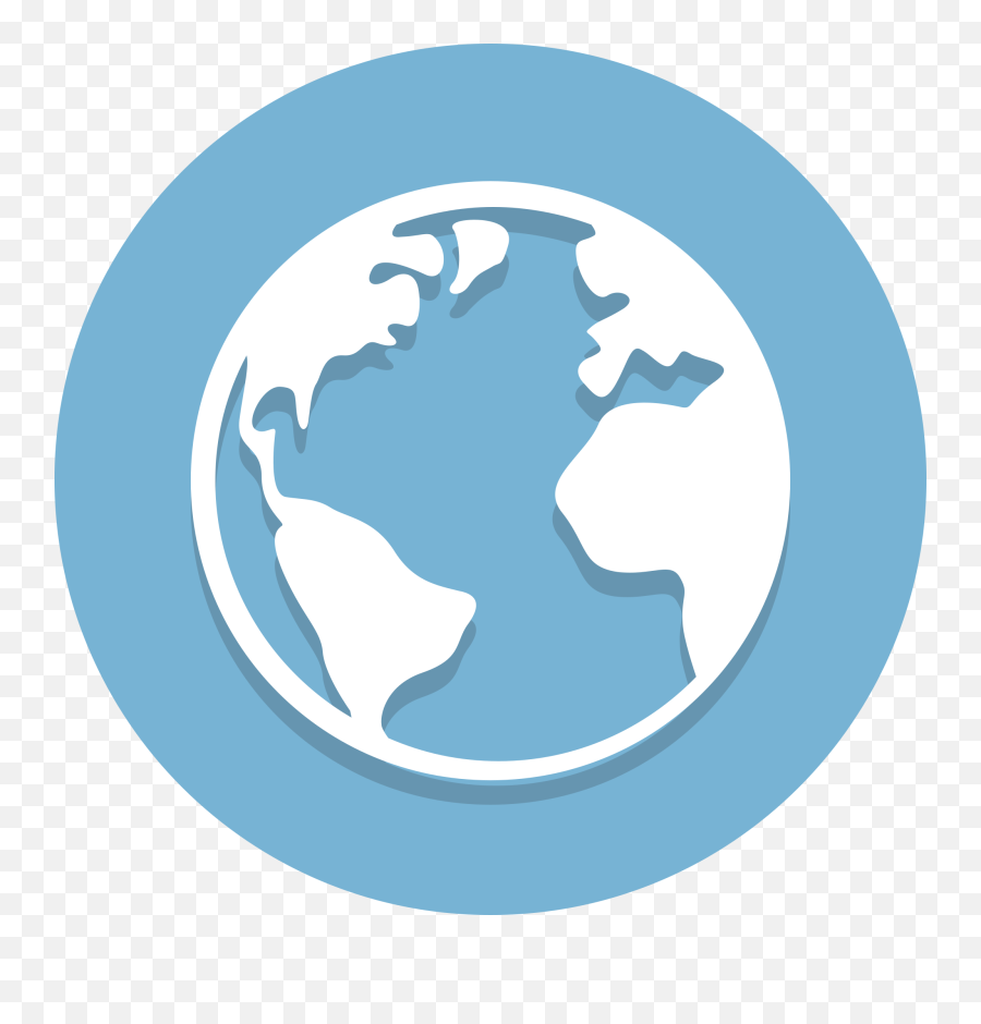 Circle - Globe Icon In Circle Png,World Icon Png